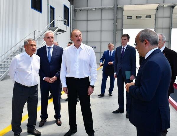 Раис Татарстана и президент Азербайджана отбыли из Зангиланского международного аэропорта в Баку