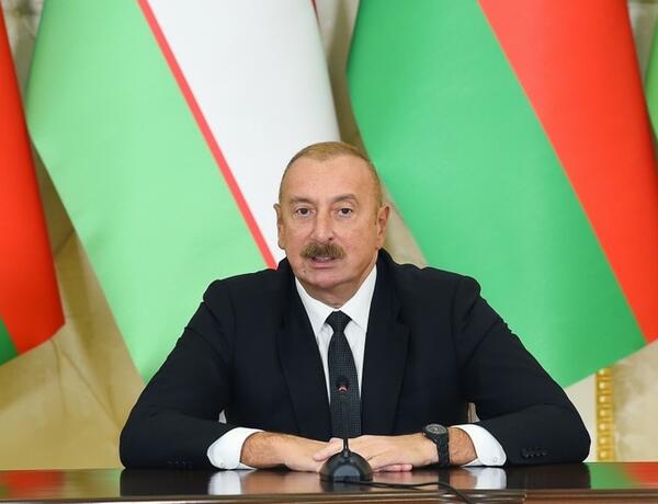 Президент: Азербайджан и Узбекистан подняли отношения на самый высокий уровень
