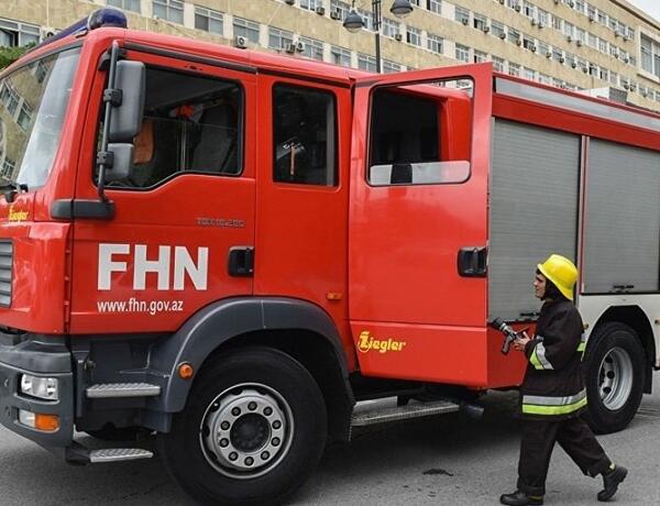 Nərimanovda baş verən yanğın söndürülüb –