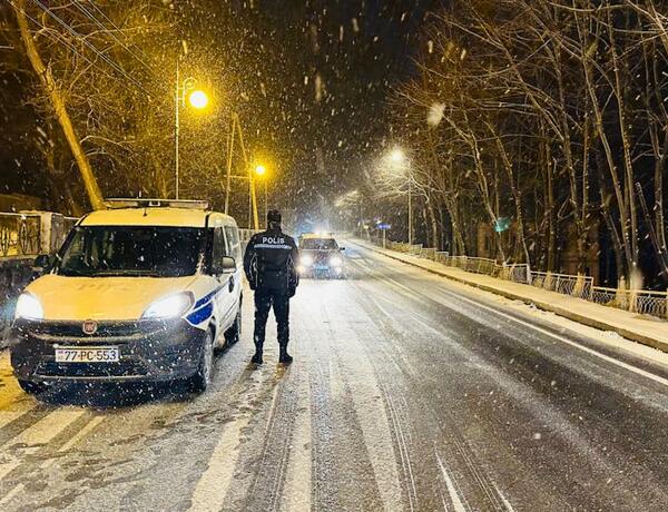 DYP hava şəraiti ilə bağlı sürücülərə xəbərdarlıq etdi