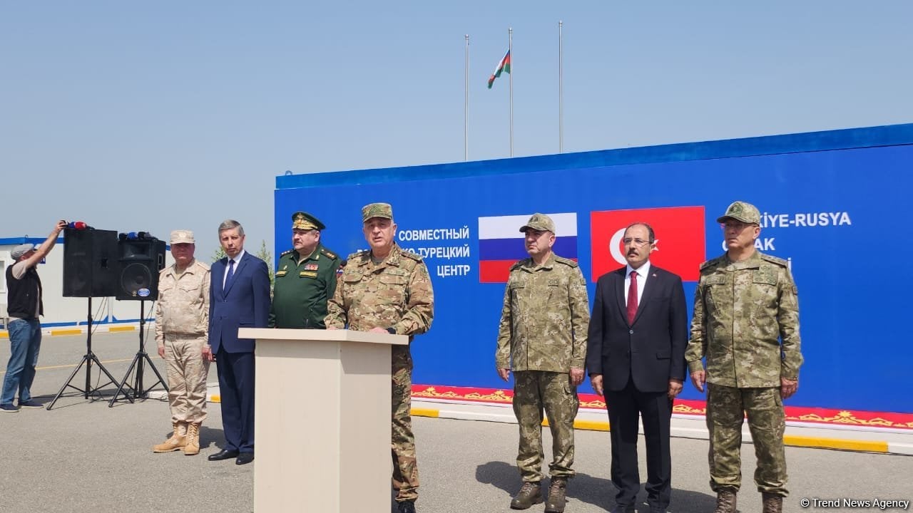 Ağdamdakı Türkiyə-Rusiya Birgə Monitorinq Mərkəzi fəaliyyətini dayandırdı - FOTO