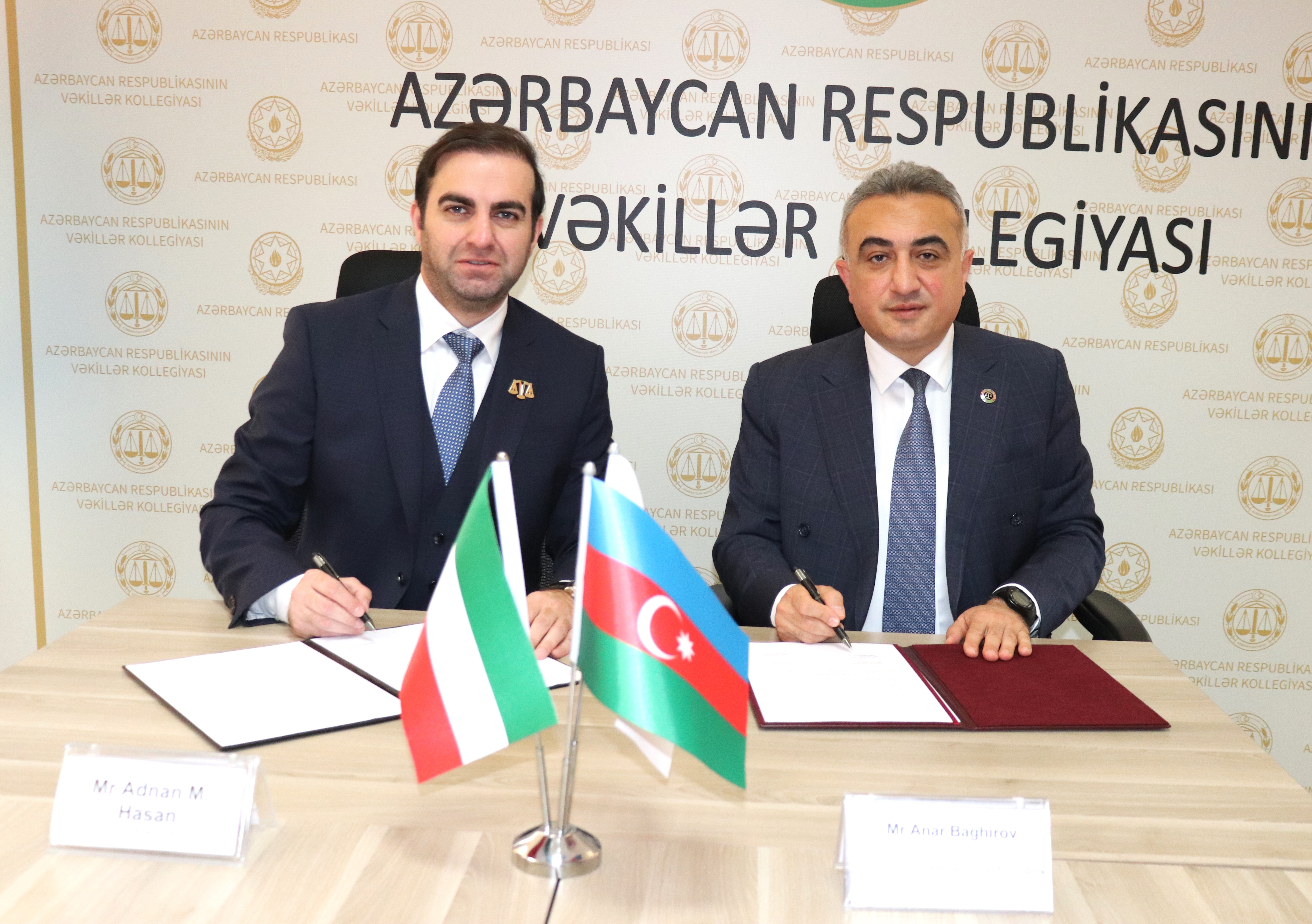 Azərbaycan və Küveyt vəkillər kollegiyaları arasında Memorandum imzalandı - FOTO
