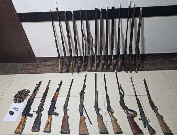 İmişlidə müxtəlif növ silah-sursat tapıldı