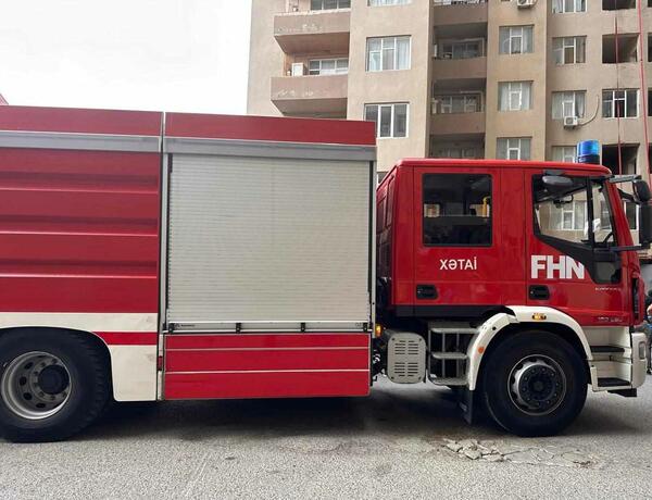 Bakıda yaşayış binasındakı yanğın söndürülüb –