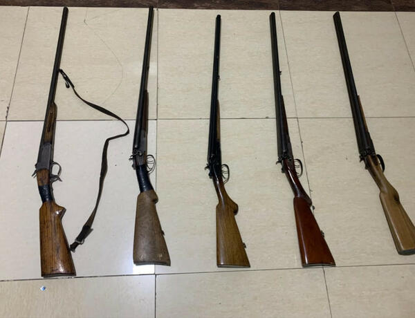 İmişlidə 5 ədəd sənədləri olmayan ov tüfəngi aşkarlanaraq götürülüb