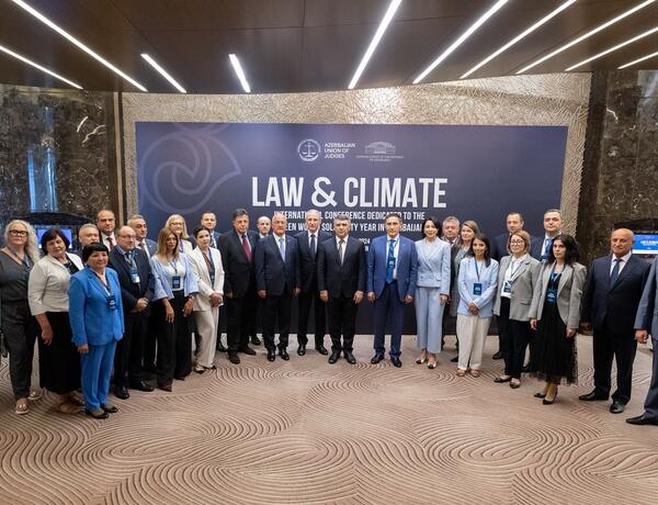“Law and climate” adlı beynəlxalq konfrans iqlim dəyişikliyinə qarşı mübarizəyə töhfə verəcək –