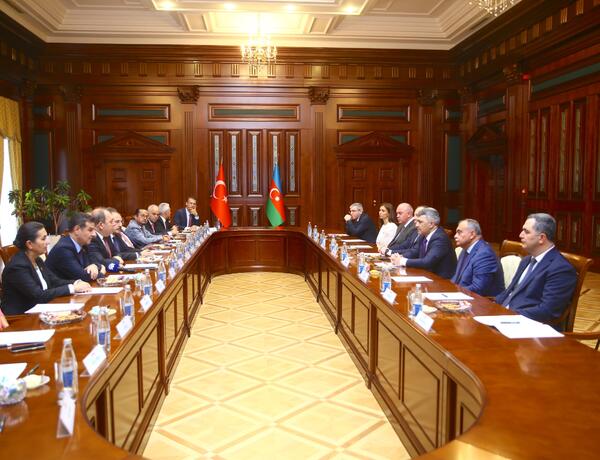 Türkiyə Ali Məhkəməsinin sədri Ömər Kərkəzin rəhbərlik etdiyi nümayəndə heyəti ilə görüş keçirilib –