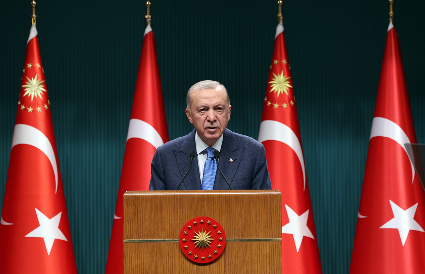Ərdoğan Azərbaycanı Müstəqilliyin Bərpası Günü münasibətilə təbrik etdi