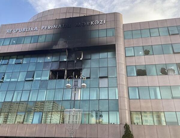 Perinatal Mərkəzdəki yanğınla bağlı məhkəmə başladı