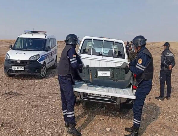 Naxçıvanda Yeni Kərki kəndi ərazisində hərbi sursat aşkar edildi