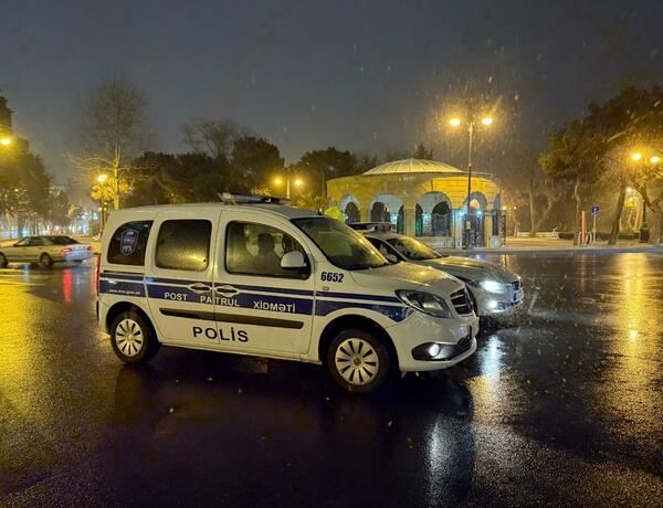 Hərəkətin intensiv olduğu küçə və prospektlərdə əlavə polis naryadları cəlb edilib –
