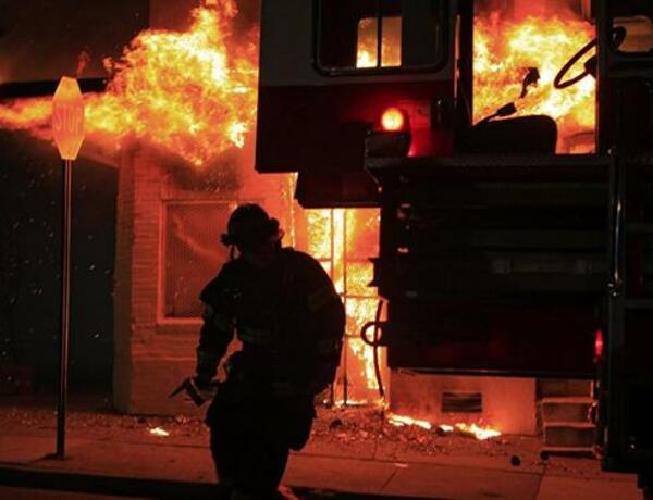 Bakıda restoranda baş vermiş yanğın söndürüldü –