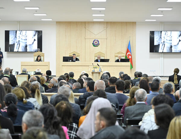 Məhkəmədə Laçının Ermənistan silahlı qüvvələri tərəfindən işğalı ilə bağlı videomaterial nümayiş etdirildi