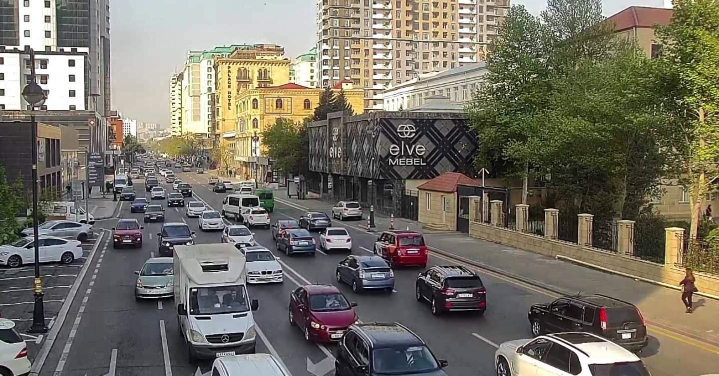 Bakıda bu yollarda tıxac var –