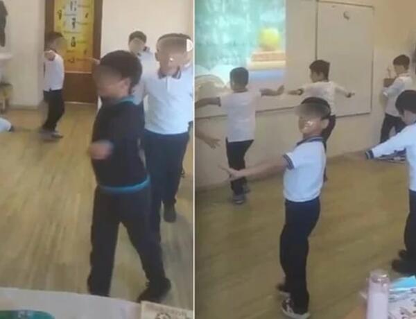 Şagirdlərin ağzını “skoç”layan müəllimə