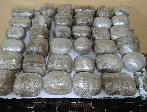 İrandan Azərbaycana 40 kq narkotik keçirilməsinin qarşısı alındı