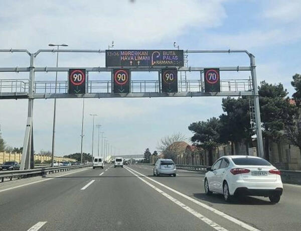 Zığ dairəsi-Hava Limanı yolunda sürət həddi aşağı salındı