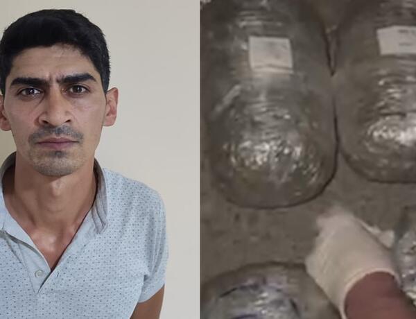 Səbail rayonunda narkokuryer saxlanıldı: 10 kq marixuana aşkarlandı –