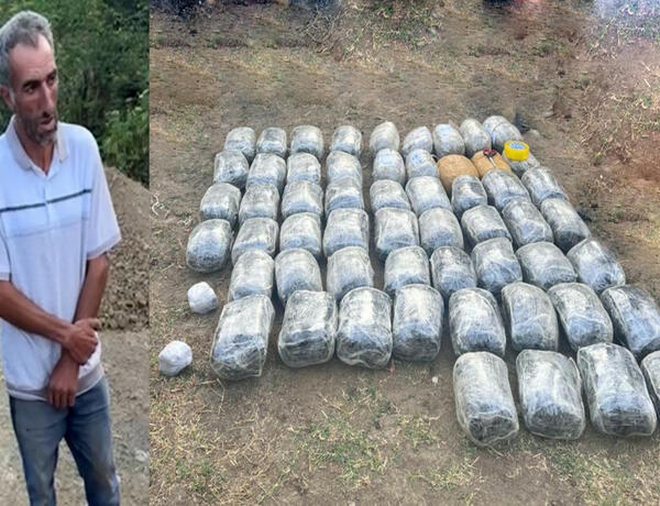Azərbaycana qaçaqmalçılıq yolu ilə gətirilən 62 kq narkotik aşkarlanıb