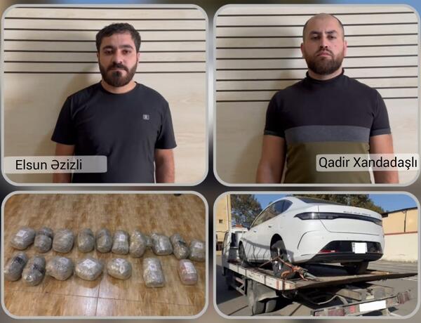 Masallıda narkotiki evakuatorla daşımağa cəhd edən şəxslər tutuldu