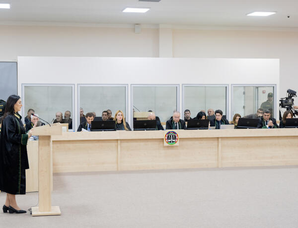 Ermənistan vətəndaşlarının məhkəməsində 6 təqsirləndirilən şəxsin vəkili müdafiə çıxışı etdi –