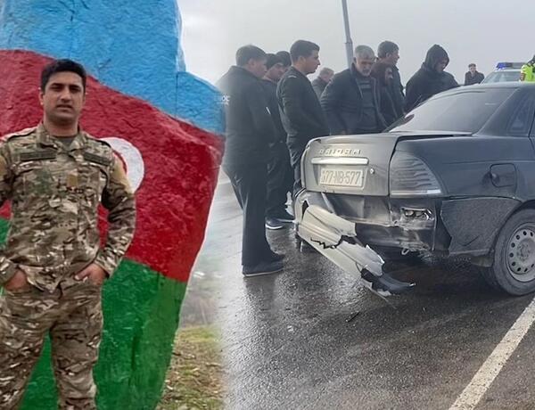 Mais Bərxudarovun sürücüsü olmuş hərbçi qəzada həlak oldu –