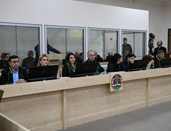 Ermənistan vətəndaşlarının məhkəməsi təqsirləndirilən şəxslərin son söz çıxışları ilə davam etdirildi –