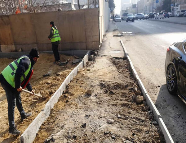 Bakıda piyada səkilərinin ləğvinə qarşı tədbirlər görülüb, qanunsuz müdaxilələr aradan qaldırıldı