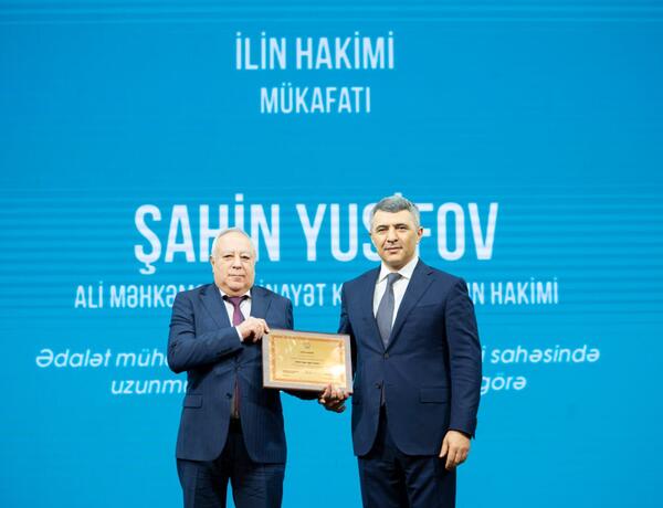 “İlin hakimi” mükafatının qalibi açıqlandı –