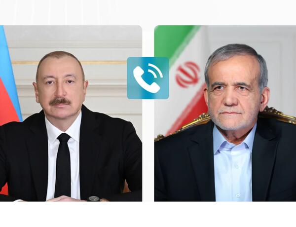 İlham Əliyev Pezeşkiana zəng etdi