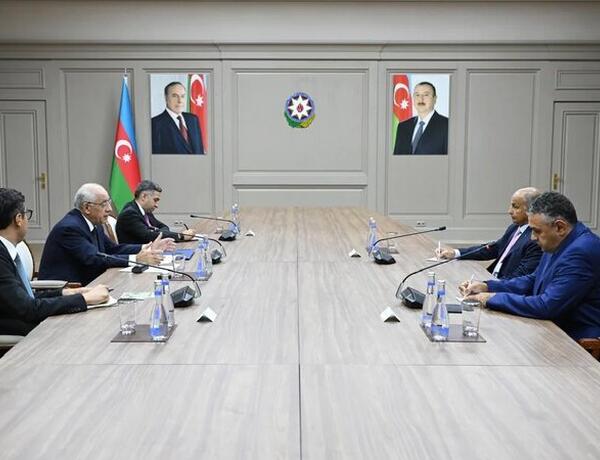 Əli Əsədov Beynəlxalq Üzgüçülük Federasiyasının prezidenti ilə görüşdü