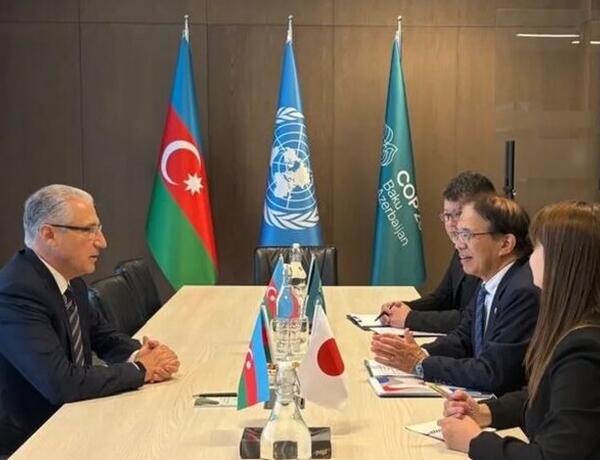 Muxtar Babayev Yaponiyanın Azərbaycandakı səfiri ilə görüşdü