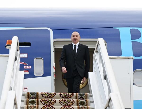 Prezident Türkmənistana getdi –
