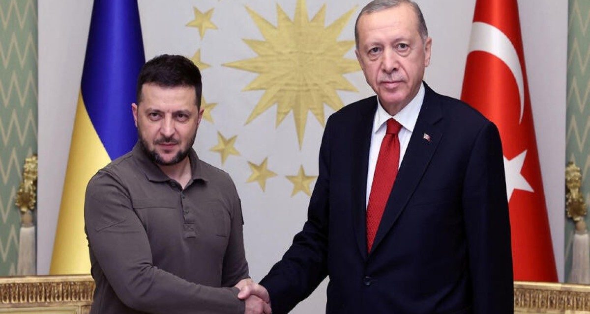 Ərdoğan Zelenskini qəbul etdi