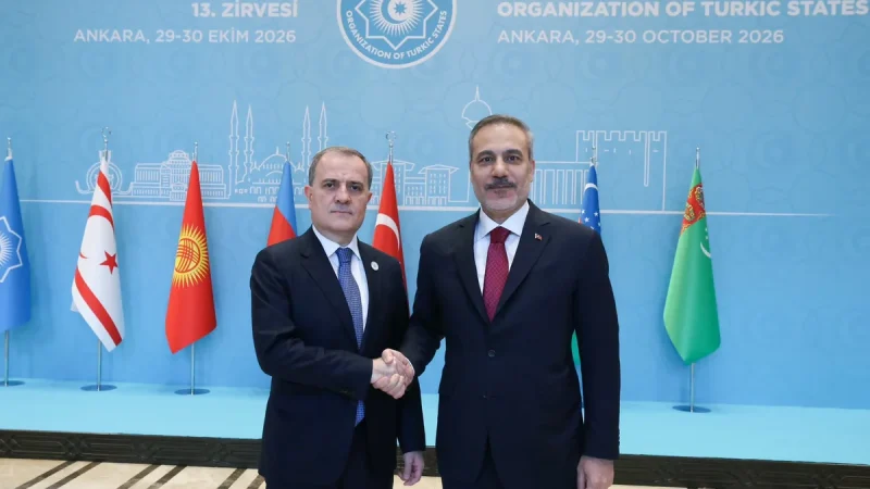 Ceyhun Bayramov Ankarada Hakan Fidanla görüşdü
